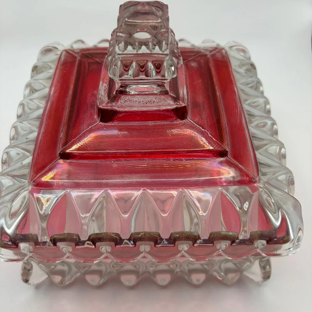 Westmoreland glass covered